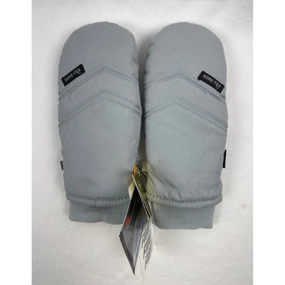Fiero Gore-Tex Mittens Women Medium Gray Insulated Waterproof Thinsulate New